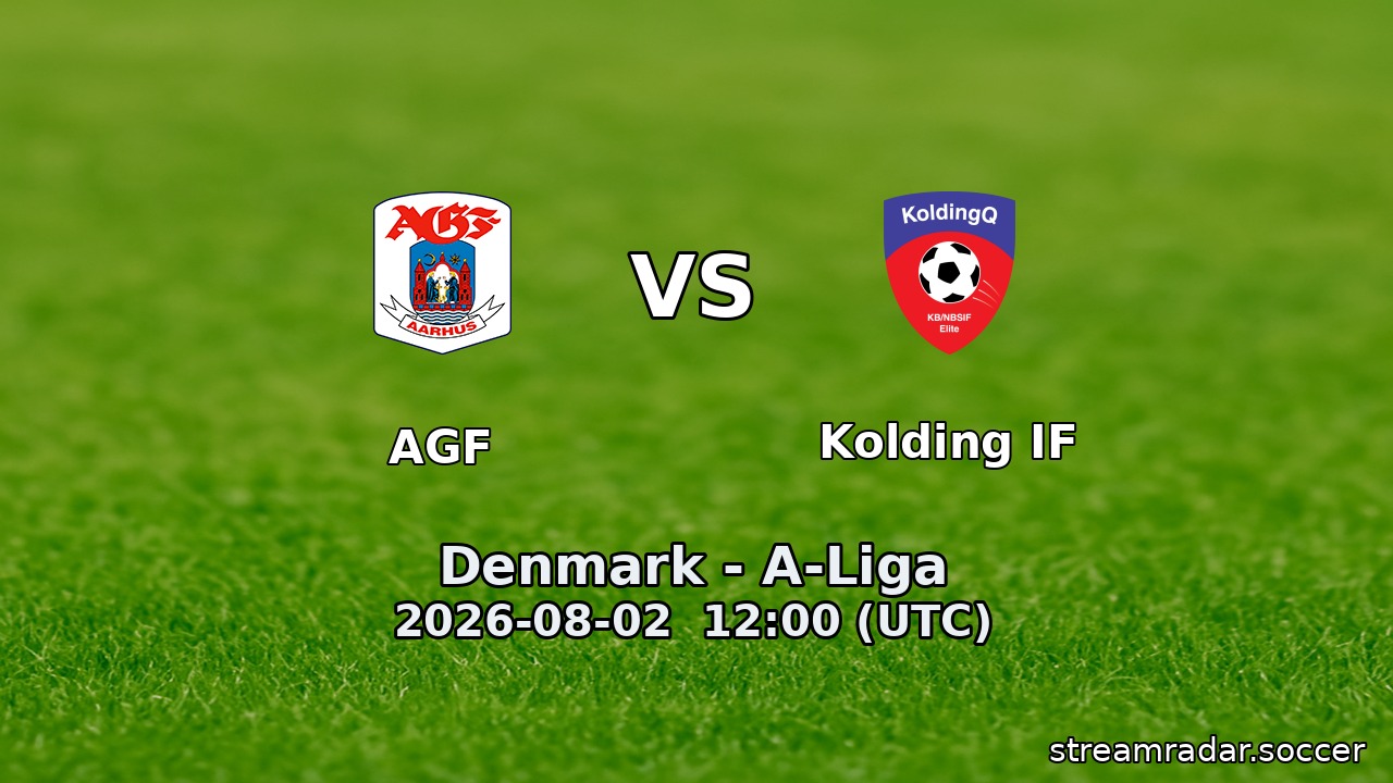 AGF vs Kolding IF