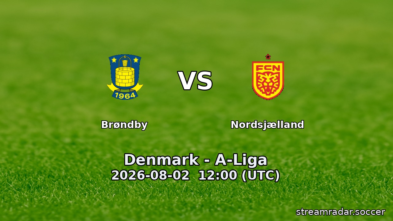 Brøndby vs Nordsjælland