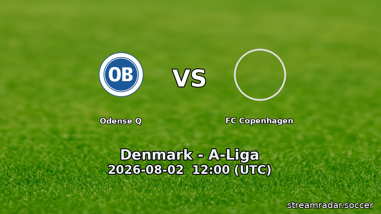Odense Q vs FC Copenhagen