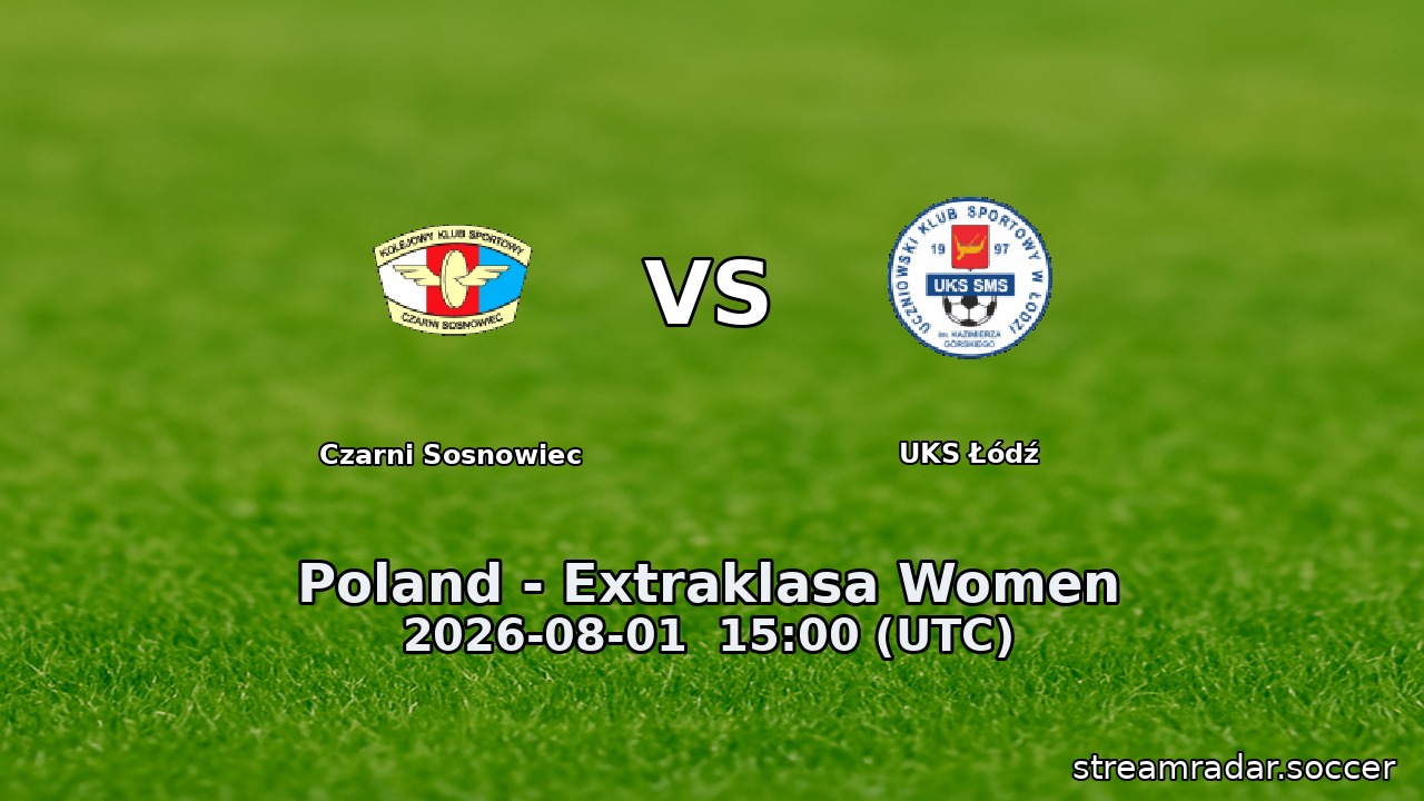 Czarni Sosnowiec vs UKS Łódź