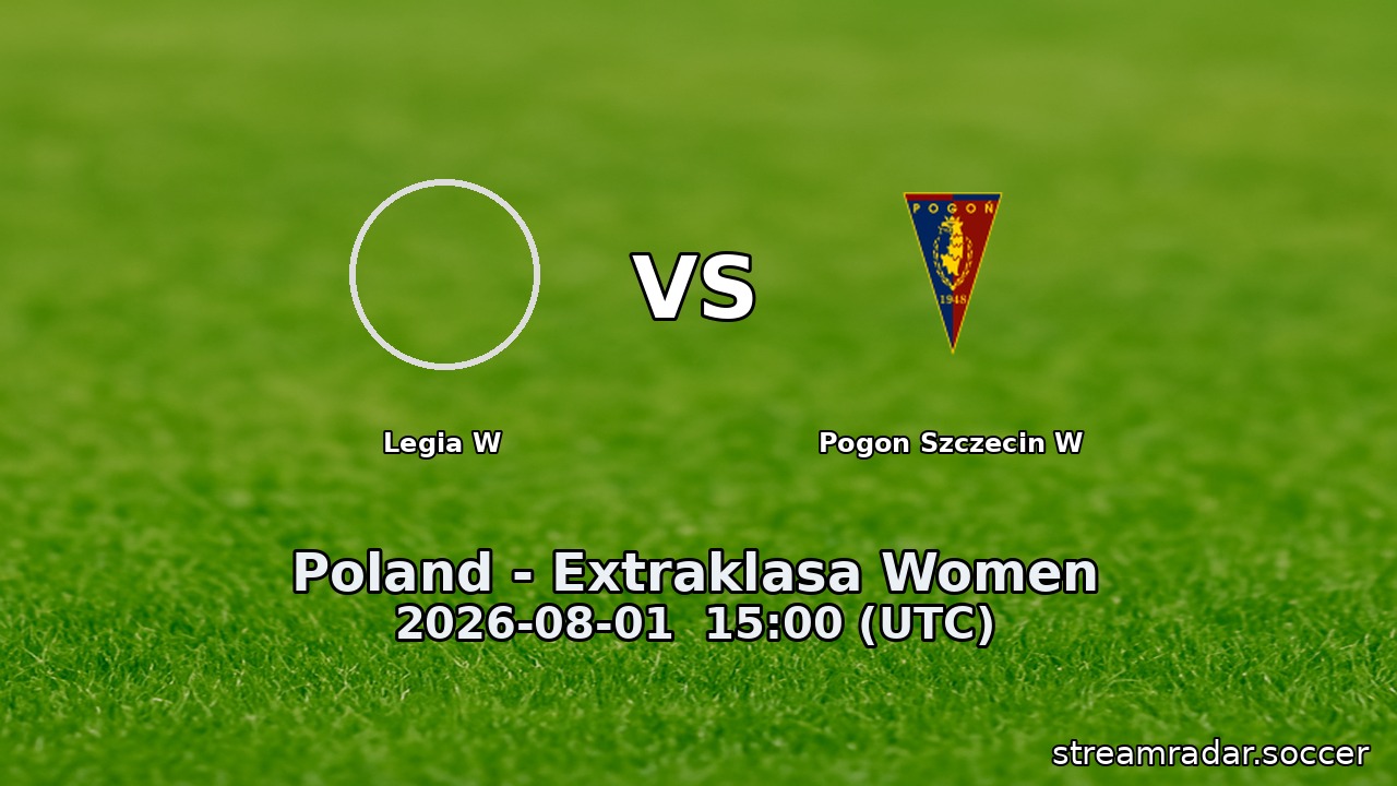 Legia W vs Pogon Szczecin W