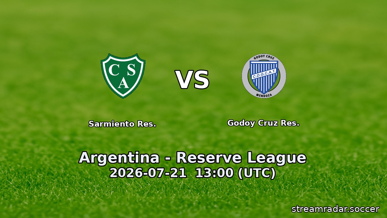 Sarmiento Res. vs Godoy Cruz Res.