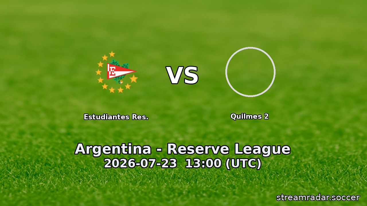 Estudiantes Res. vs Quilmes 2