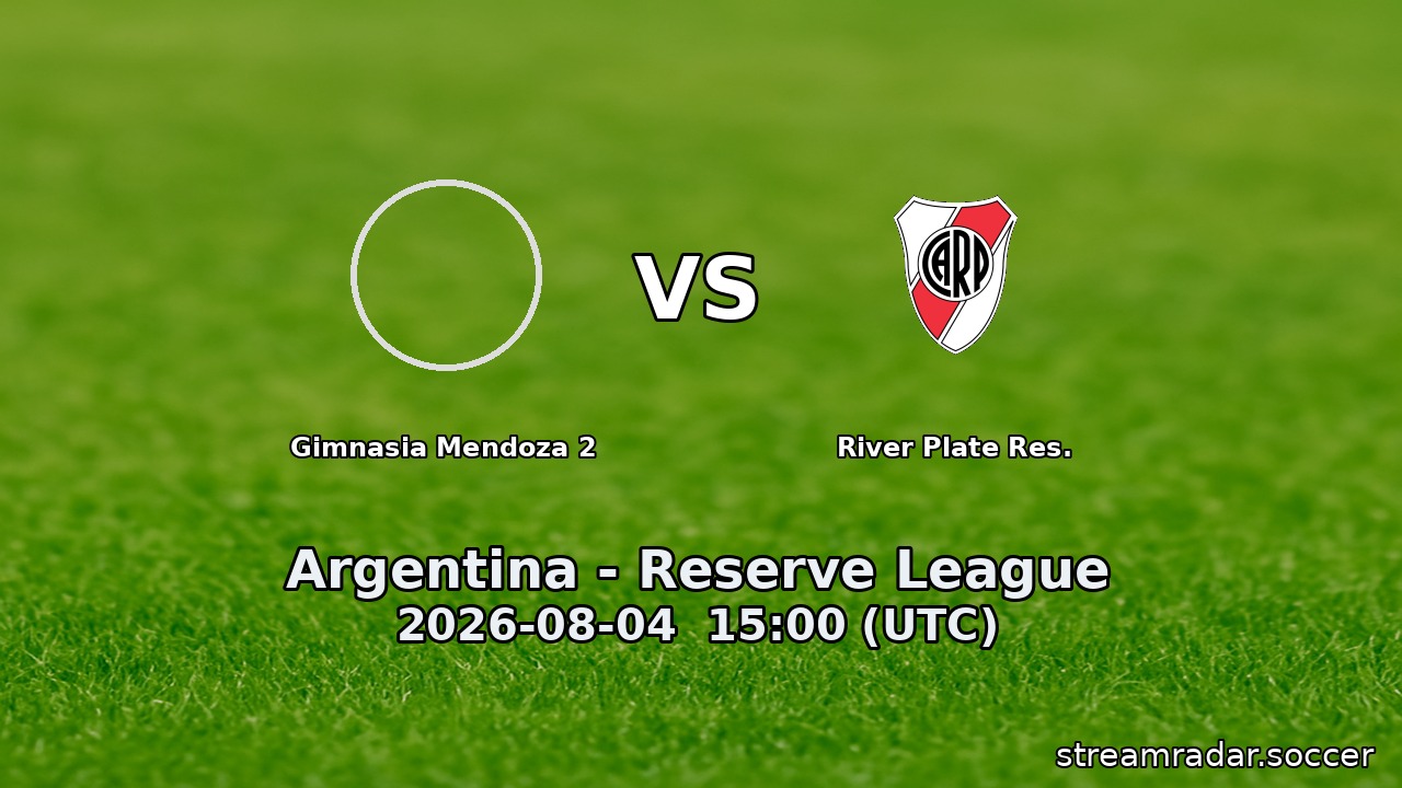 Gimnasia Mendoza 2 vs River Plate Res.