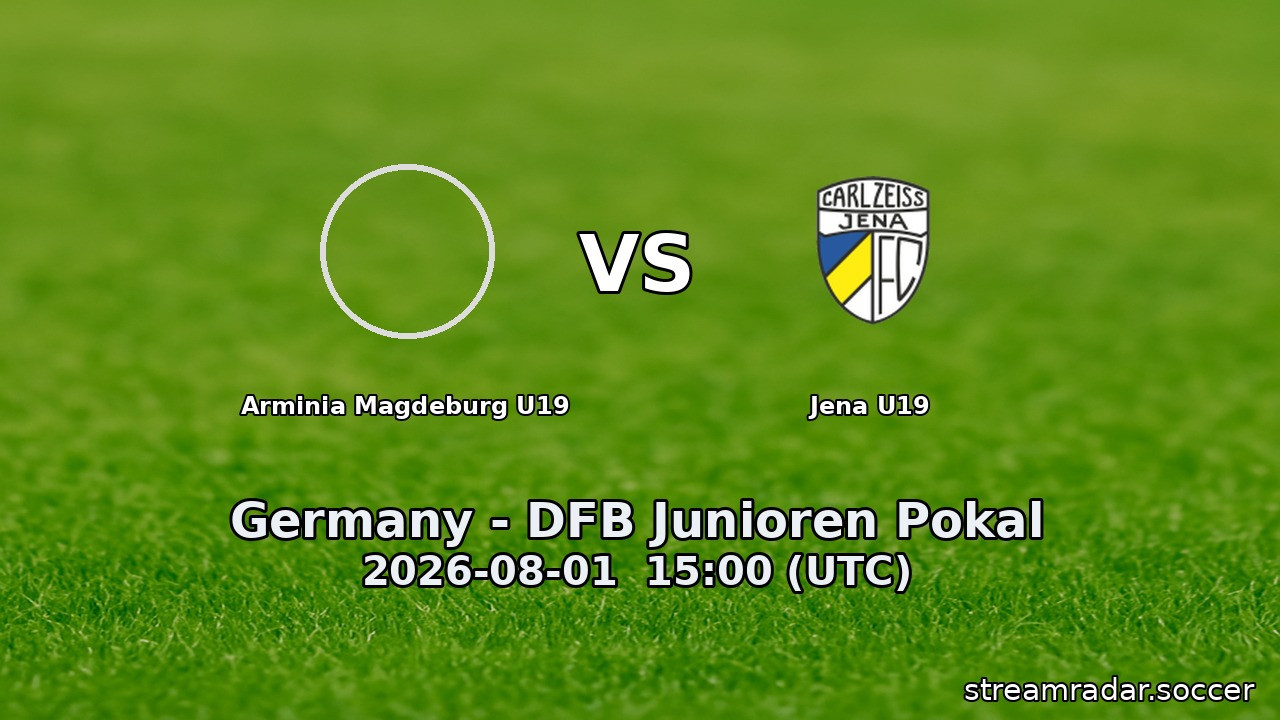 Arminia Magdeburg U19 vs Jena U19