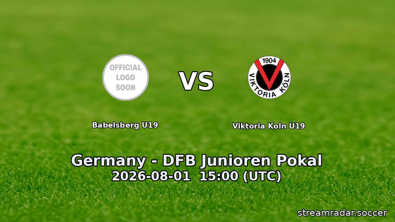 Babelsberg U19 vs Viktoria Koln U19