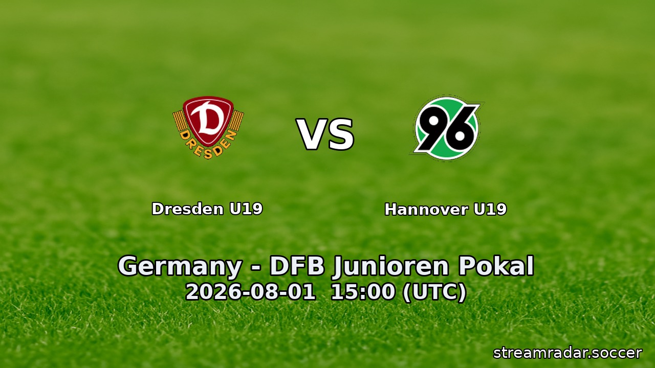 Dresden U19 vs Hannover U19