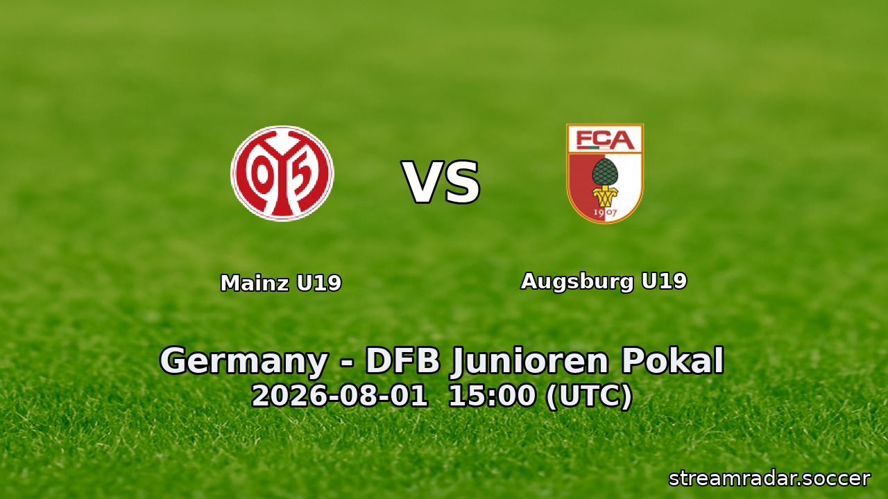 Mainz U19 vs Augsburg U19