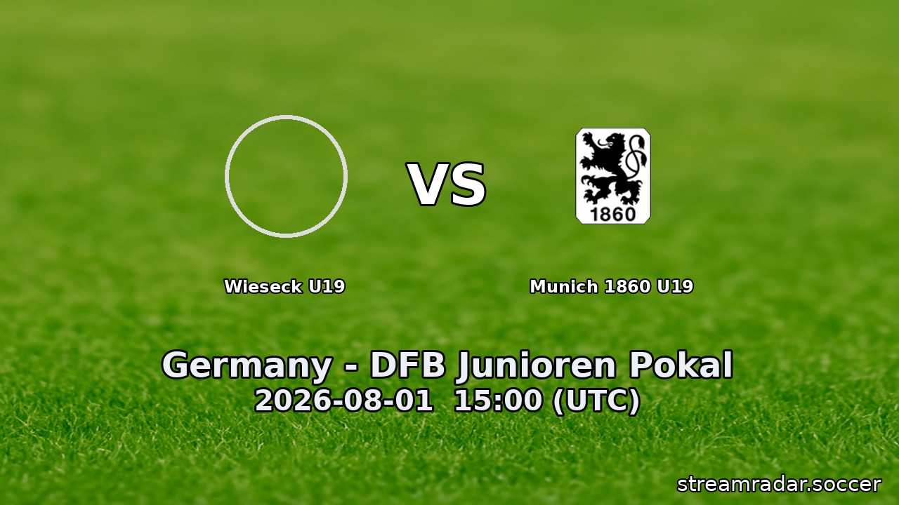 Wieseck U19 vs Munich 1860 U19