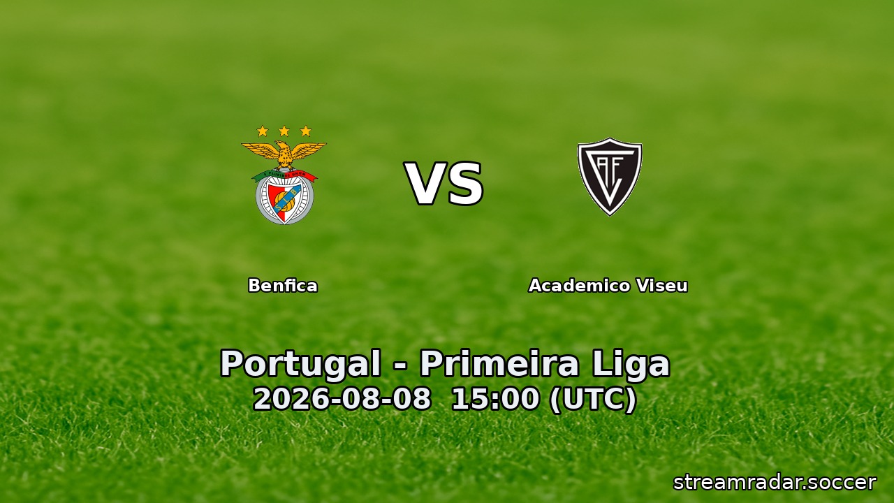 Benfica vs Academico Viseu