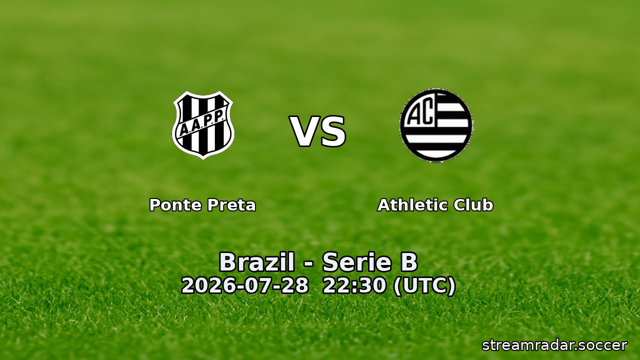 Ponte Preta vs Athletic Club