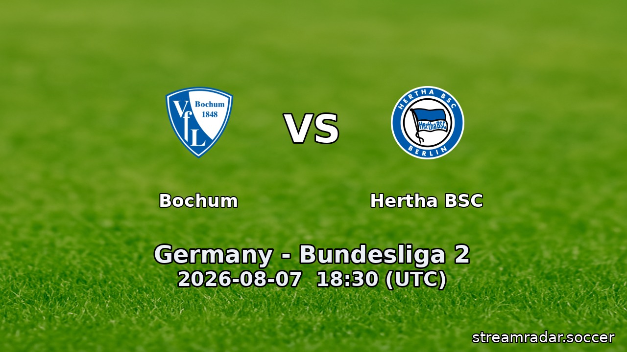 Bochum vs Hertha BSC