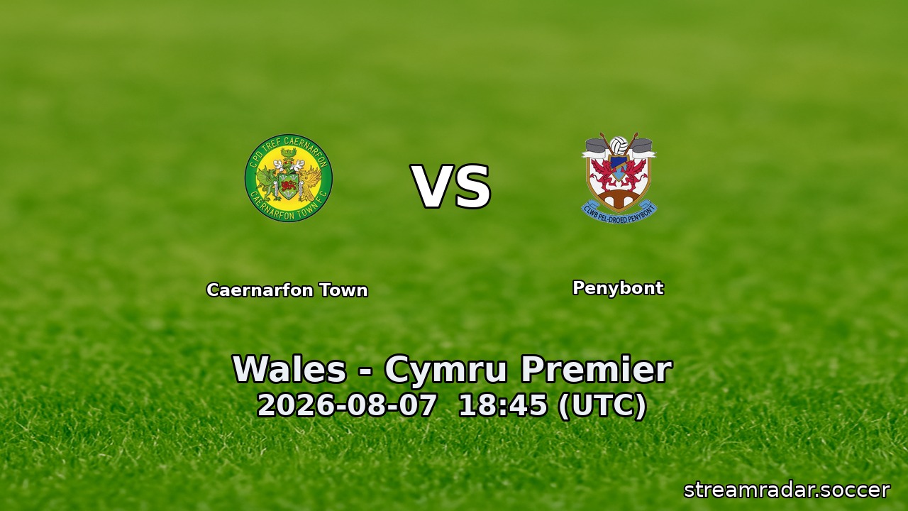 Caernarfon Town vs Penybont