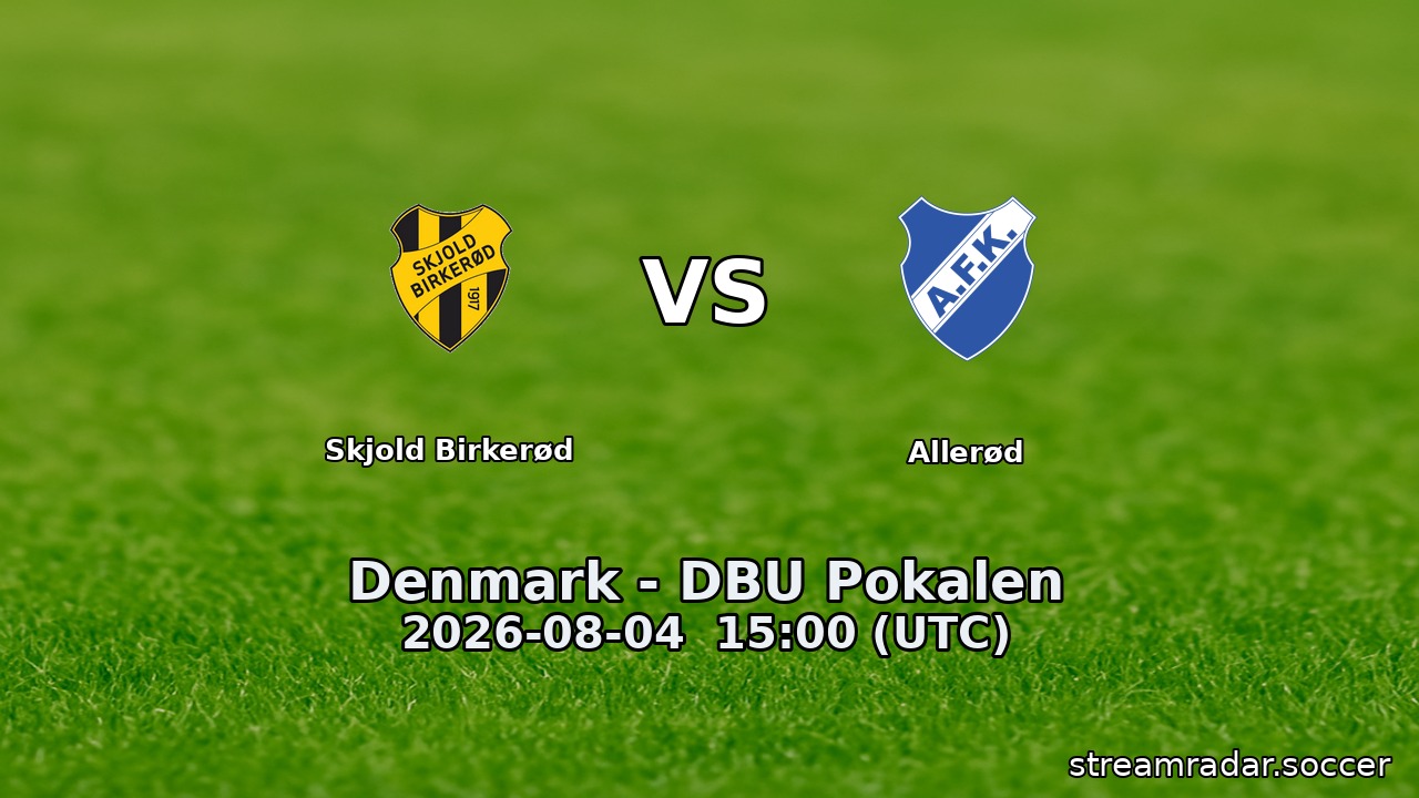 Skjold Birkerød vs Allerød