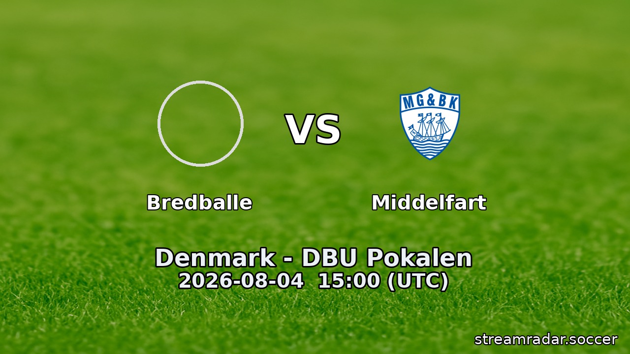Bredballe vs Middelfart