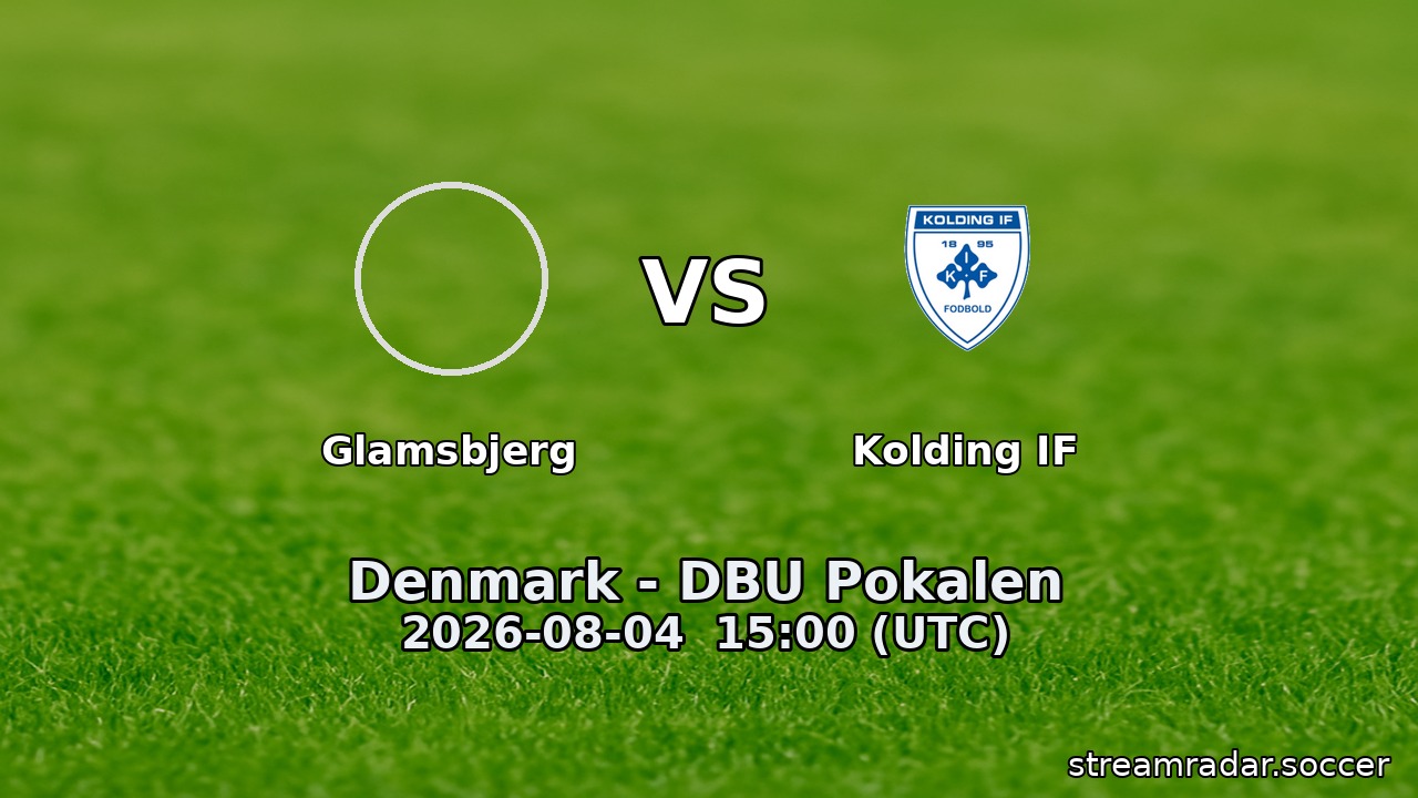 Glamsbjerg vs Kolding IF
