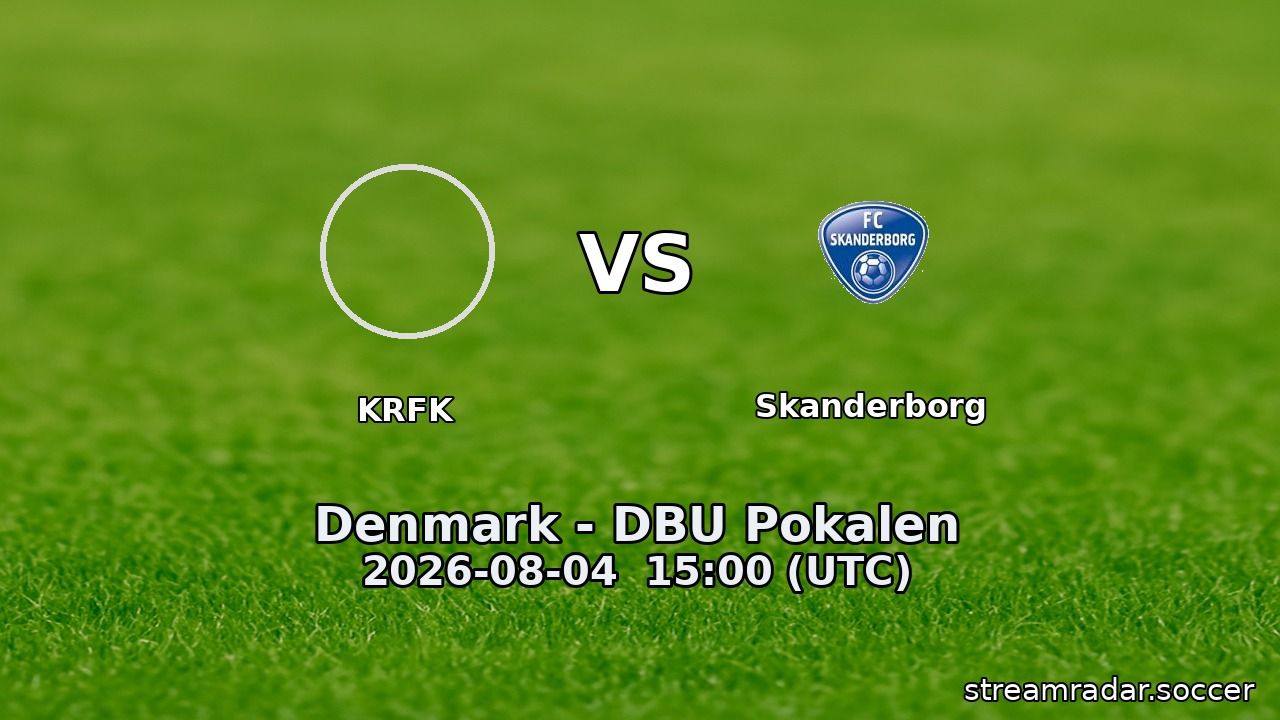 KRFK vs Skanderborg