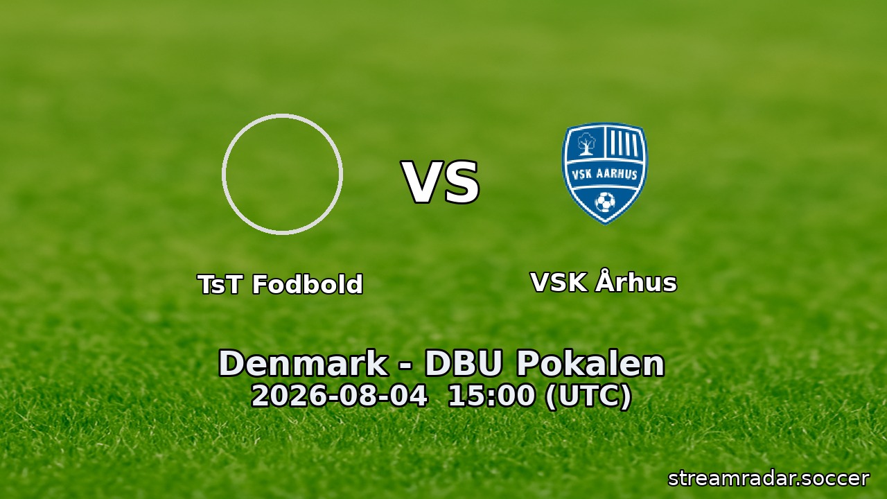 TsT Fodbold vs VSK Århus