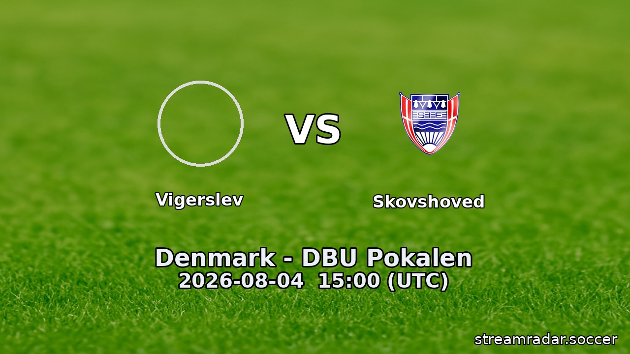 Vigerslev vs Skovshoved