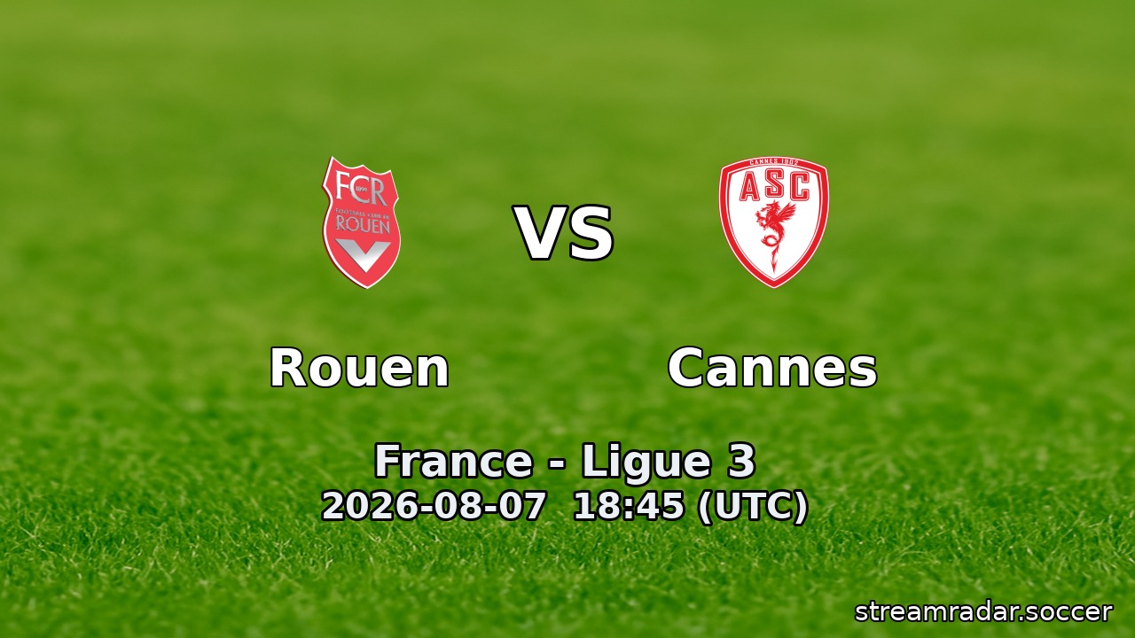 Rouen vs Cannes