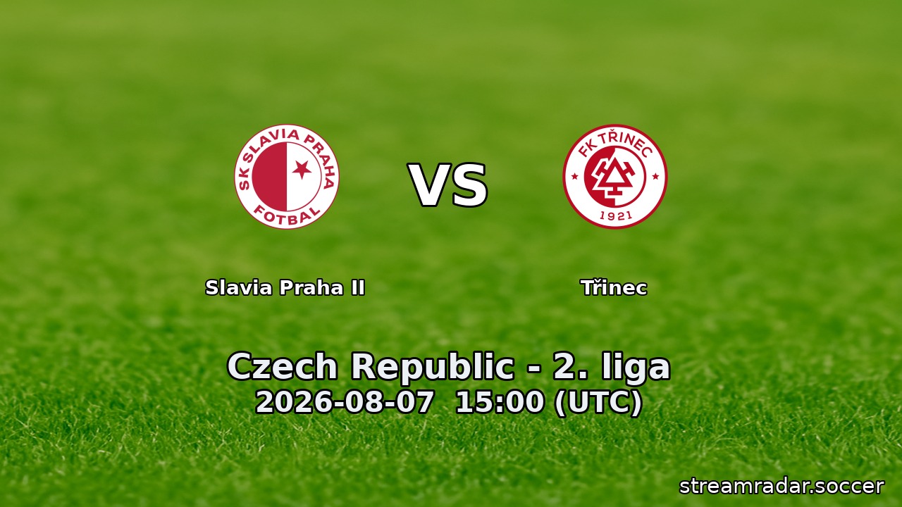 Slavia Praha II vs Třinec