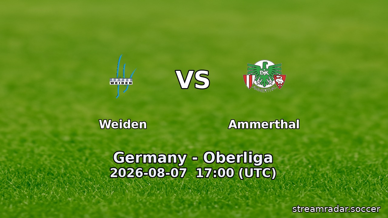 Weiden vs Ammerthal