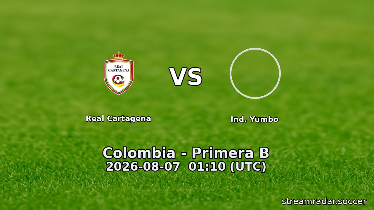 Real Cartagena vs Ind. Yumbo