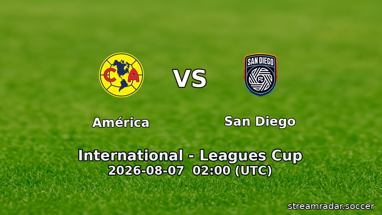 América vs San Diego