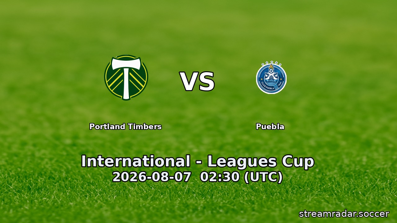 Portland Timbers vs Puebla