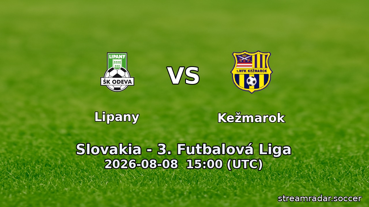 Lipany vs Kežmarok