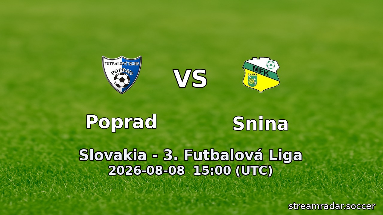 Poprad vs Snina