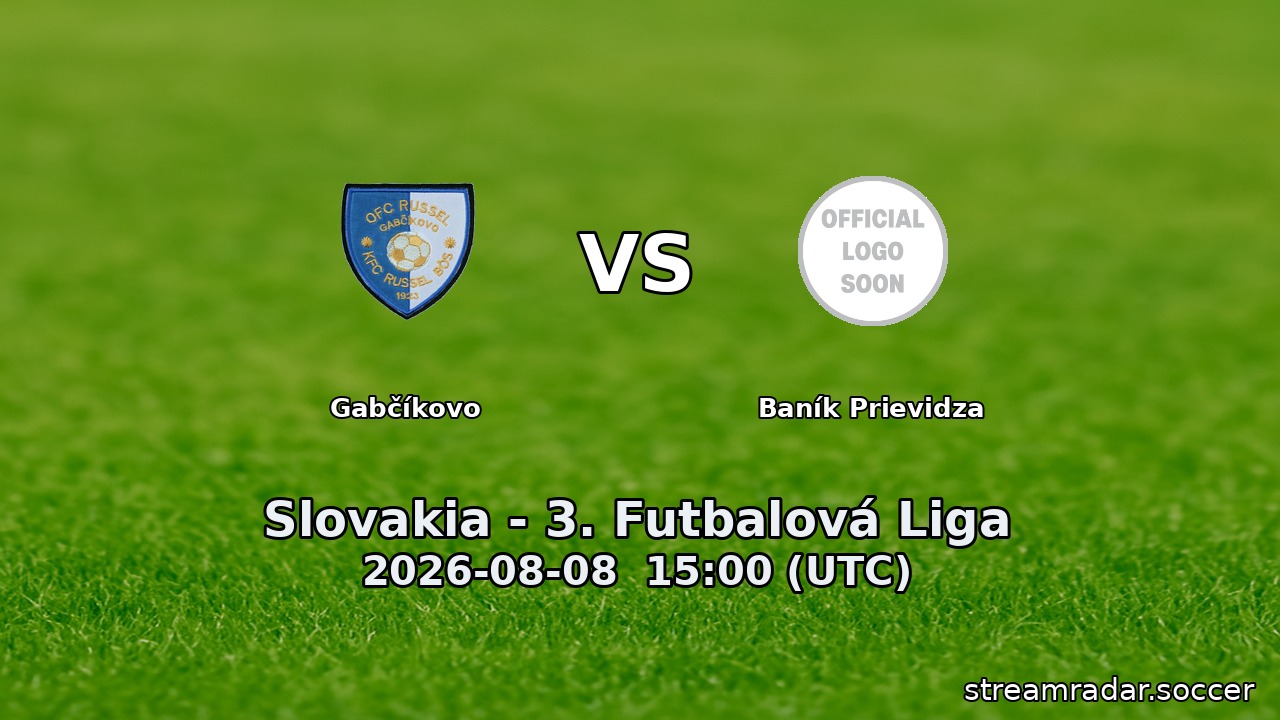 Gabčíkovo vs Baník Prievidza