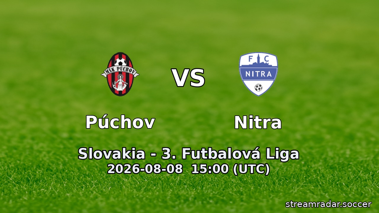 Púchov vs Nitra