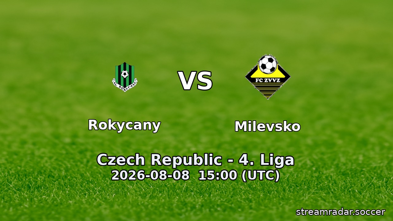 Rokycany vs Milevsko