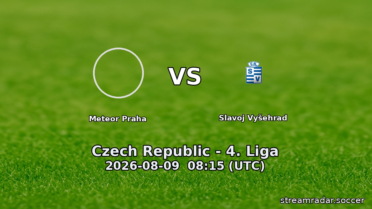Meteor Praha vs Slavoj Vyšehrad