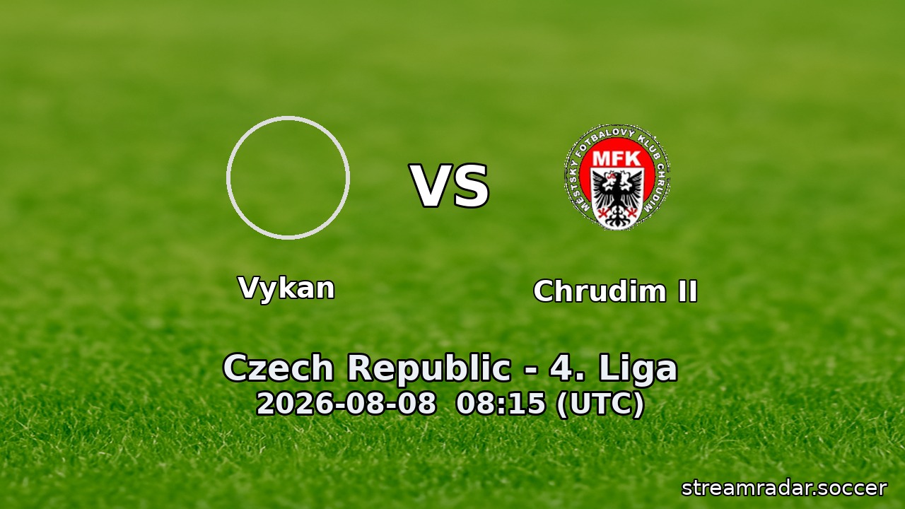 Vykan vs Chrudim II