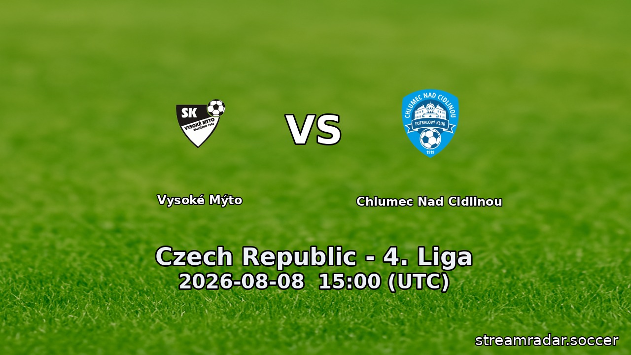 Vysoké Mýto vs Chlumec Nad Cidlinou