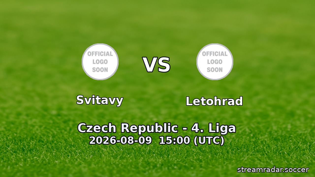 Svitavy vs Letohrad
