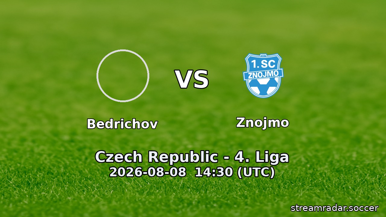 Bedrichov vs Znojmo