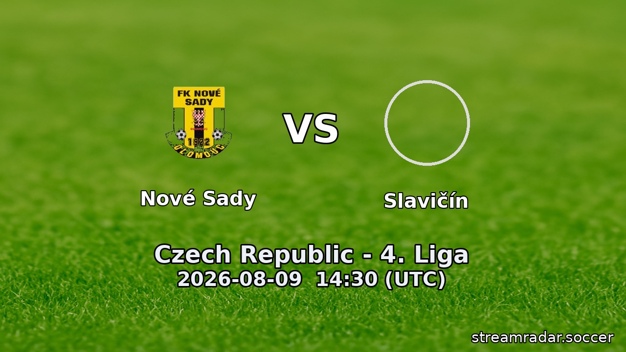 Nové Sady vs Slavičín