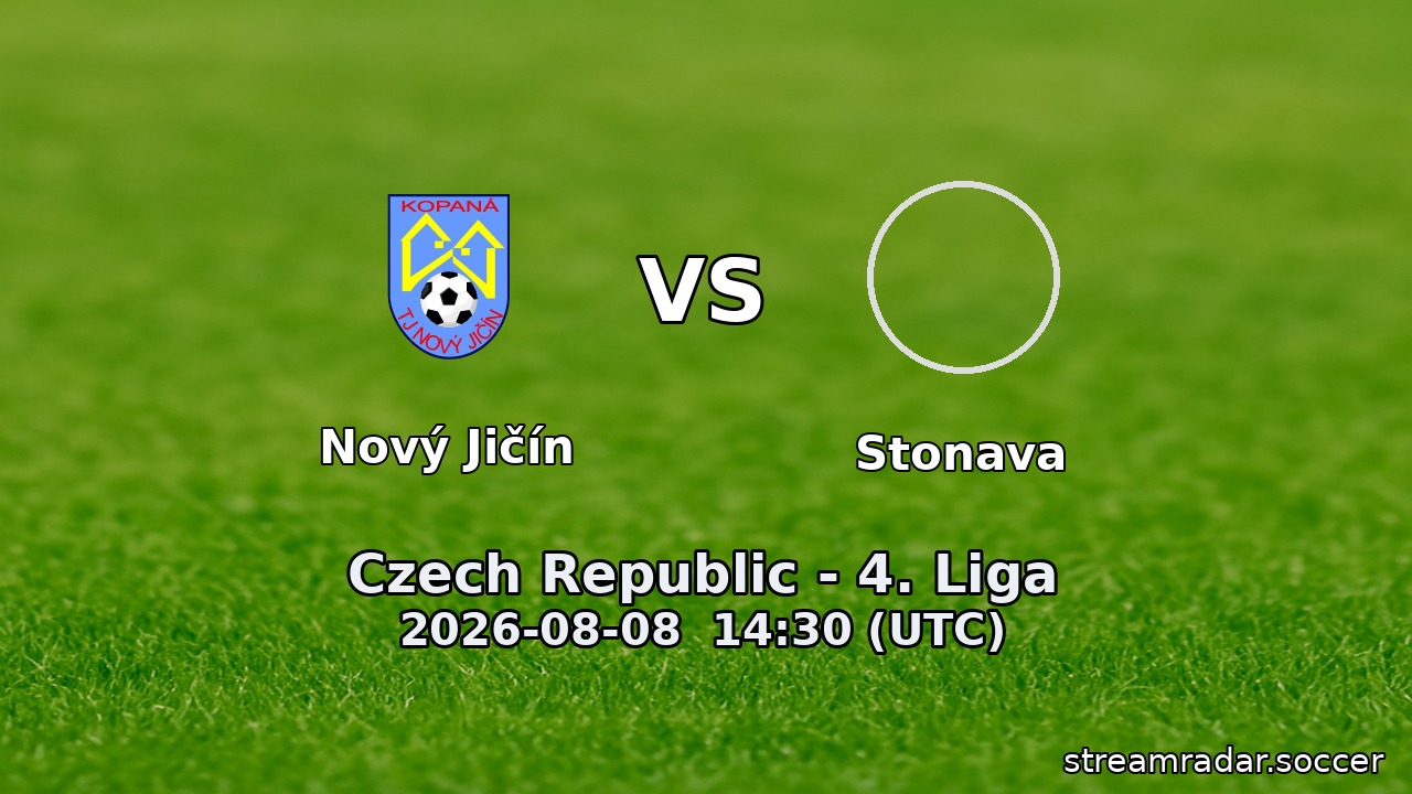 Nový Jičín vs Stonava