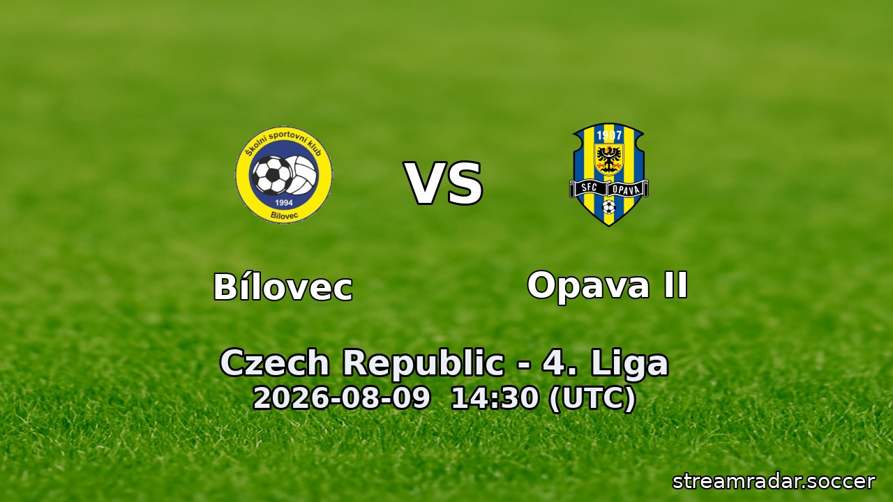 Bílovec vs Opava II