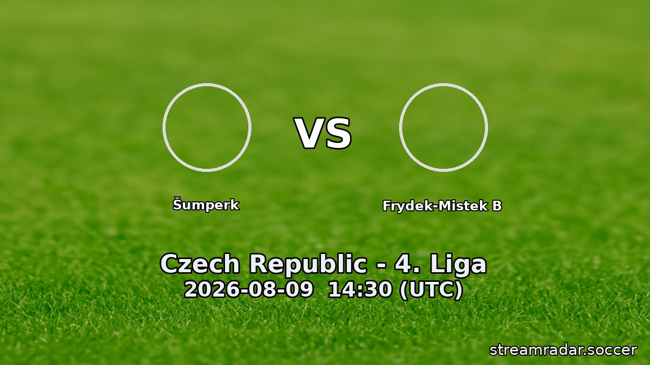Šumperk vs Frydek-Mistek B