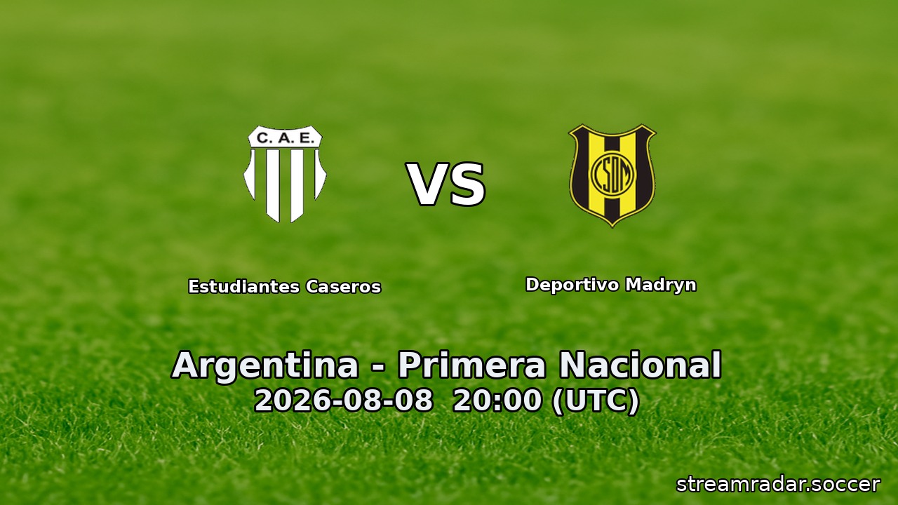 Estudiantes Caseros vs Deportivo Madryn