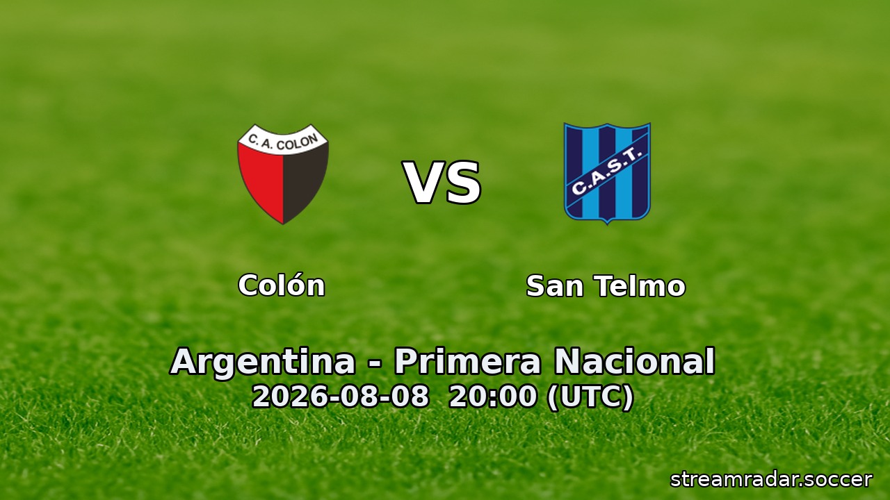 Colón vs San Telmo