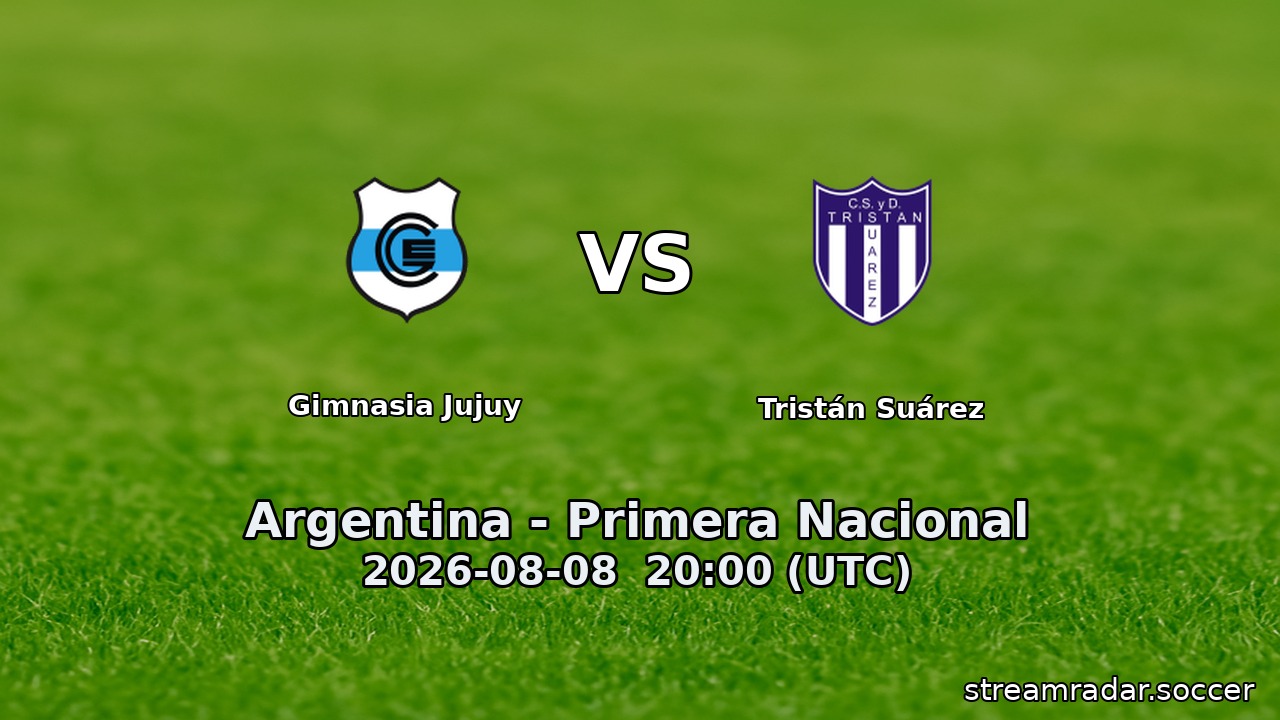 Gimnasia Jujuy vs Tristán Suárez