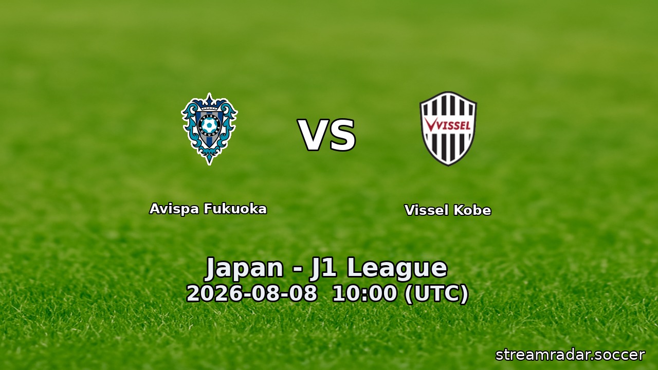 Avispa Fukuoka vs Vissel Kobe