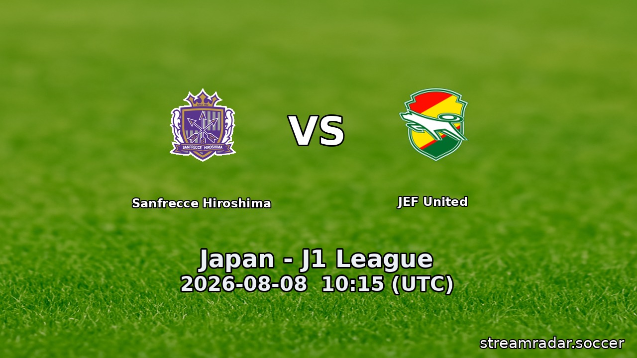 Sanfrecce Hiroshima vs JEF United