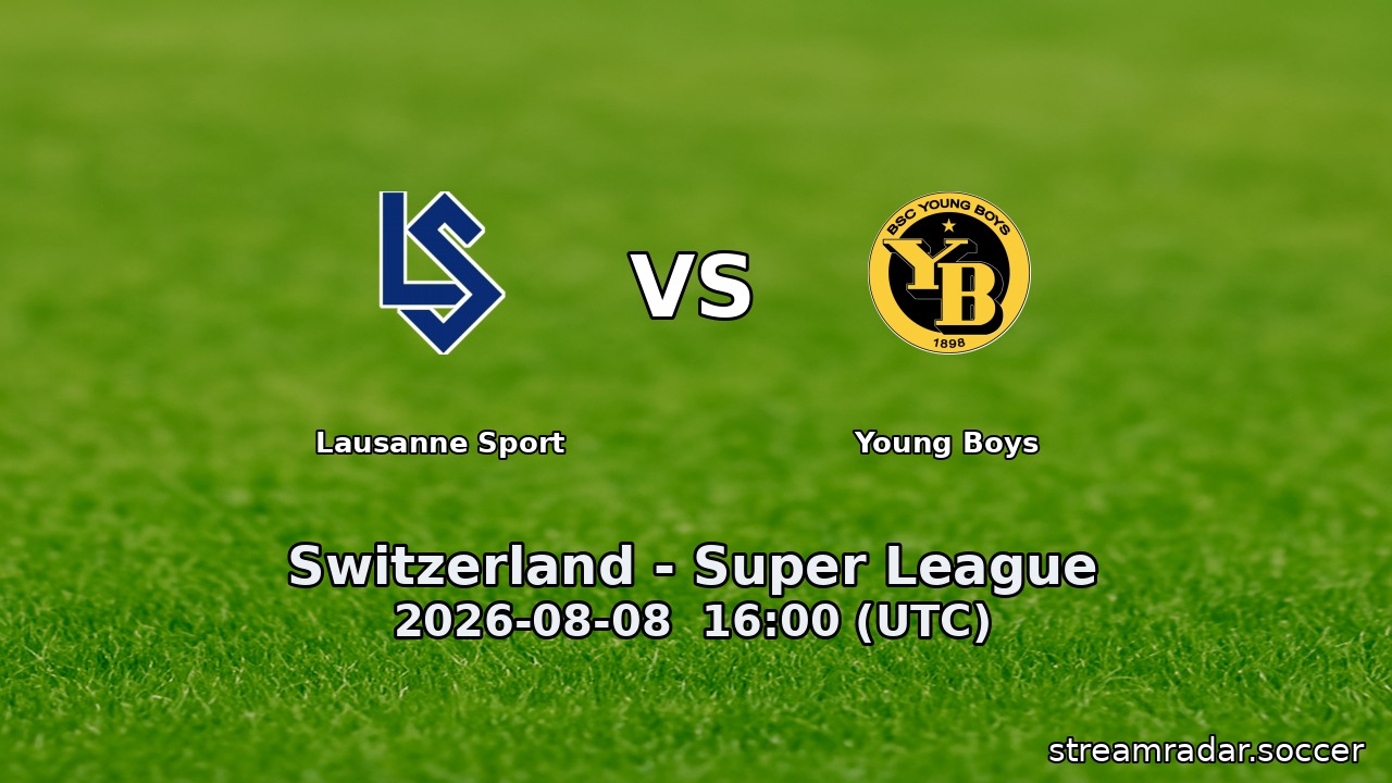 Lausanne Sport vs Young Boys