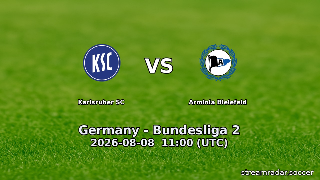 Karlsruher SC vs Arminia Bielefeld